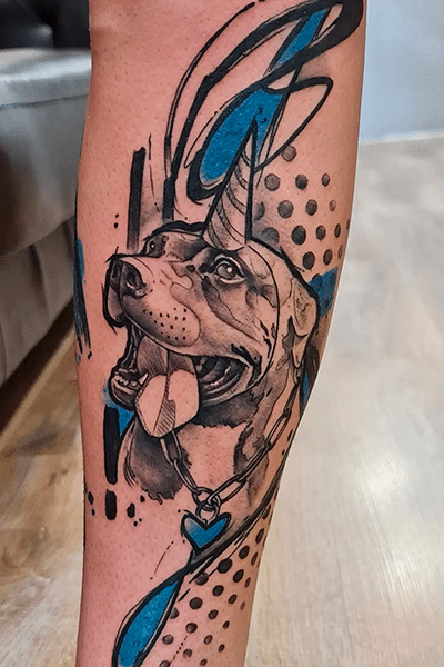 Portafolio Tattoo Barcelona perro mascota